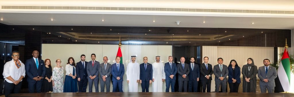 Mohamed bin Hadi Al Hussaini explores ways of enhancing economic ties with Latin American and Caribbean ambassadors